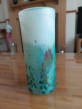 Isle Of Wight, Iridescent  Art Glass Vase