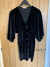 ZARA BLACK VELVET TOP SIZE