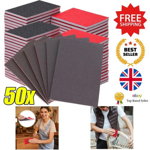 Abrasive pads 50x sponge - pads,