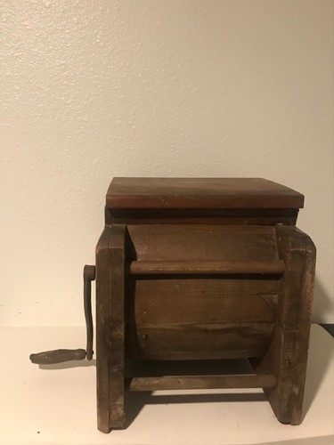 Antique wooden butter churn - wooden,