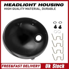 7" Motorcycle Headlight Black
