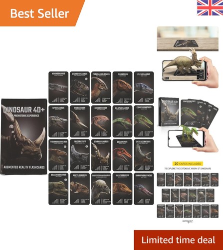 Dinosaur flashcard set - dinosaur, 4d+