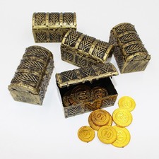  6ocs Treasure Chest Plastic