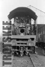 35mm Negative BR British Railways Steam Loco 6015 Cab Class 6000 Swindon 1952