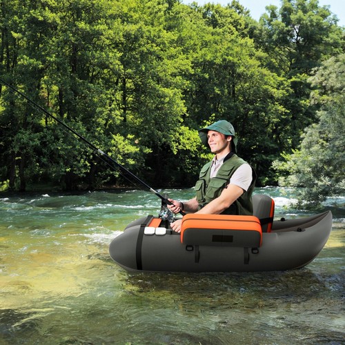 Inflatable fishing float tube - inflatable,