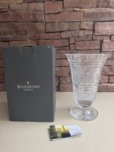 Waterford crystal glass vase - crystal,