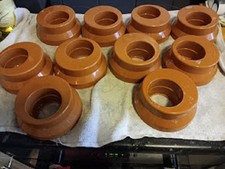 Pack of 10 Polypipe  UG254 Underground Drainage 110mm Adaptor to 68mm Rainwater