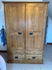 LAURA ASHLEY Garrat | 2-Door 4-Drawer Wardrobe | Honey | Birch | Local delivery 