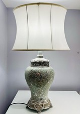 Large Mirrored Crackle Glass