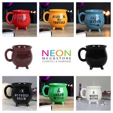 Cauldron Shape Tea Coffee Hot Chocolate Soup Mugs Halloween Witch Gothic Gift