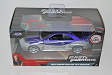 Jada 1/32 Fast & Furious - 1995 NISSAN SKYLINE GT-R (BNCR33) PURPLE/SILVER TOKYO