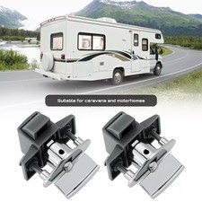 2Pcs Caravan RV Cupboard Drawer Lock Or Locker Door Release Catch Fits Compass