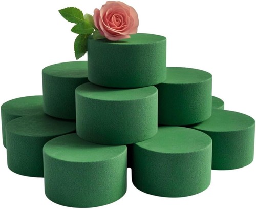 Floral foam cylinders - cylinders, wet