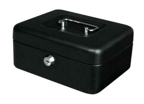 Yale cash box inch black - box, 8
