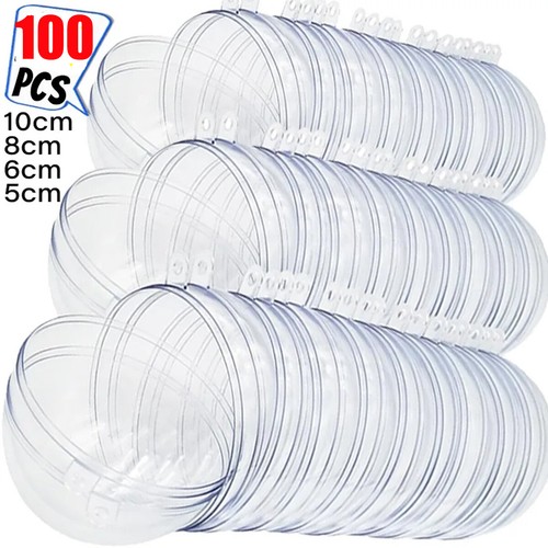 100pcs clear plastic balls - plastic,
