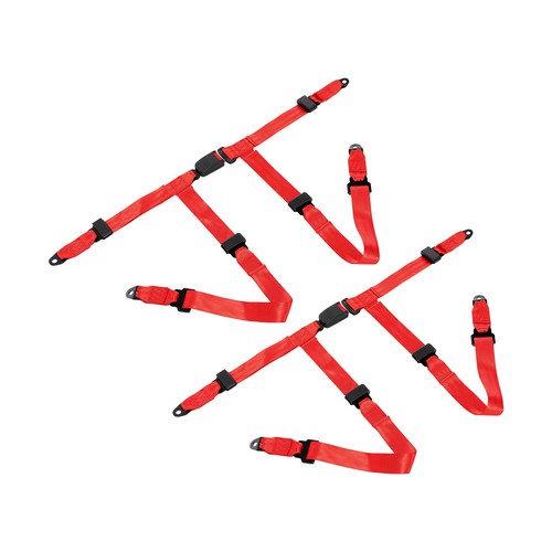 Red point racing harness - 4,