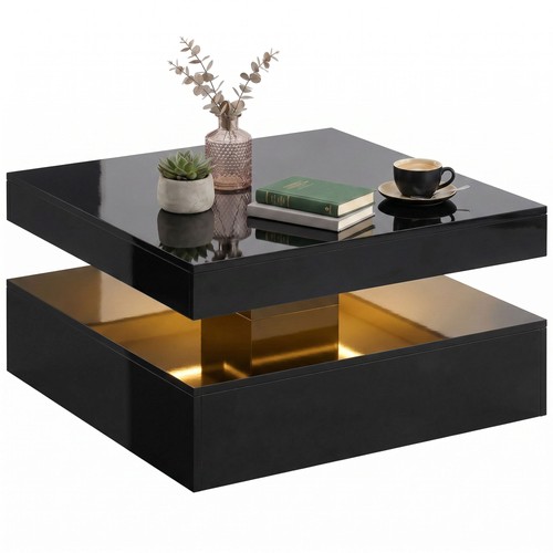 Homcom led coffee table - homcom,