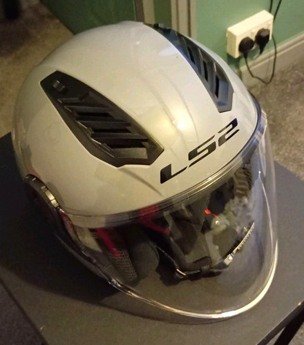 Motorcycle half helmet - half, dual
