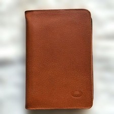 Mulberry Leather Notebook Zip