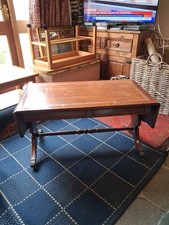 Vintage Drop Leaf Leather Top