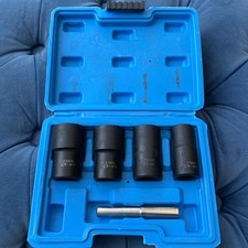 1/2" Locking Wheel Nut Remover Stud Bolt Impact Twist Socket Extractor Tool Set