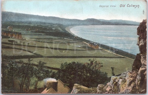 Old colwyn vtg postcard - colwyn,