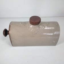 Vintage stoneware bed warmer - vintage,