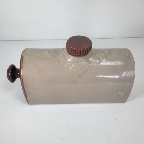 Vintage stoneware bed warmer - vintage,