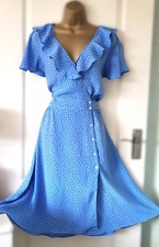 NEW! MONSOON Blue Spot Dress
