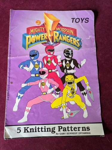 Power ranges toys knitting - power,