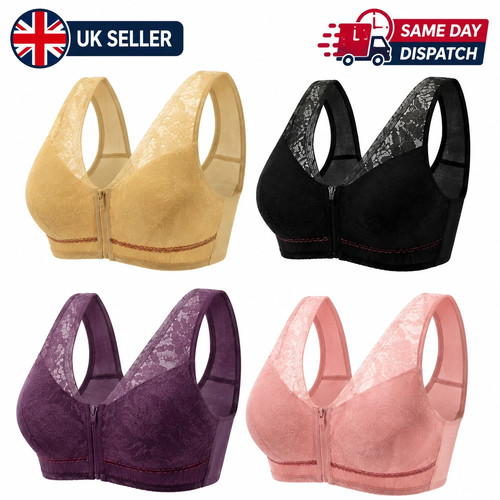 Ladies front fastening bra non - ladies,