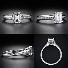 Antique Art Deco CZ Diamond
