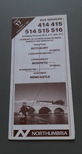 Bus TImetable - Northumbria - Newcastle/Thropton/Rothbury /Morpeth - 1992 (31)