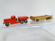 MATCHBOX LESNEY # 15a DIAMOND T PRIME MOVER w 16 ATLANTIC TRAILER ORIGINAL VNC