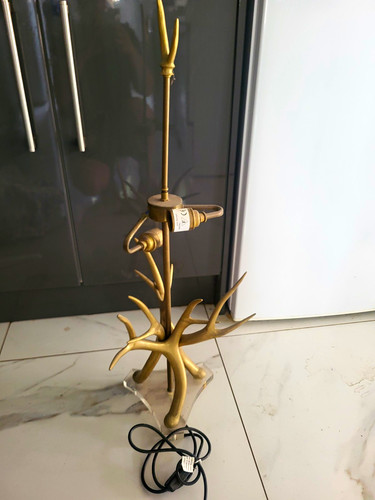 Gold brass antler - antler-style, table
