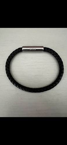 Hugo boss braided leather and - leather,