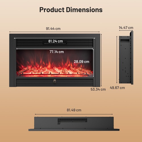 Heater inch electric - 36-inch,