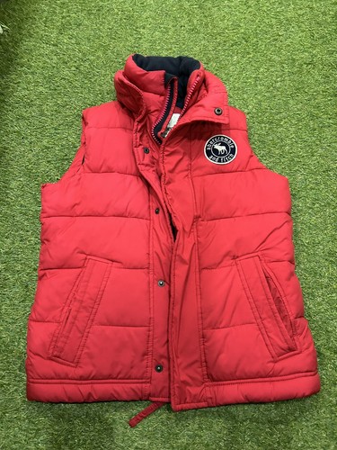 Red abercrombie unisex gillet - abercrombie,