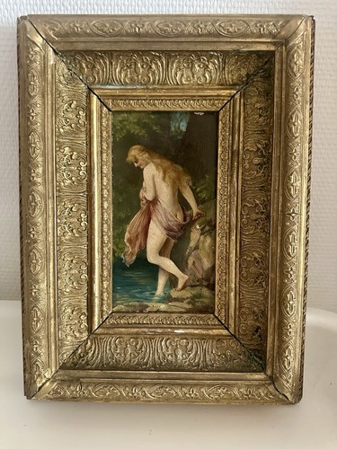 Antique oil painting - antique,