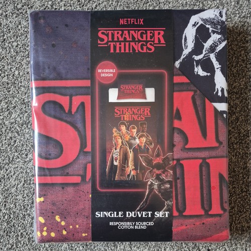 Stranger things single duvet - single,