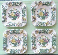 Vintage Mason's Strathmore Ironstone China Ashtrays x 4