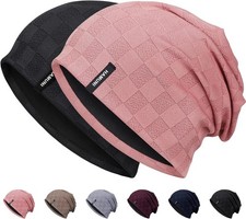 Slouch Beanie Hat Mens Ladies Womens Soft Unisex Knitted Winter Summer Warm Cap