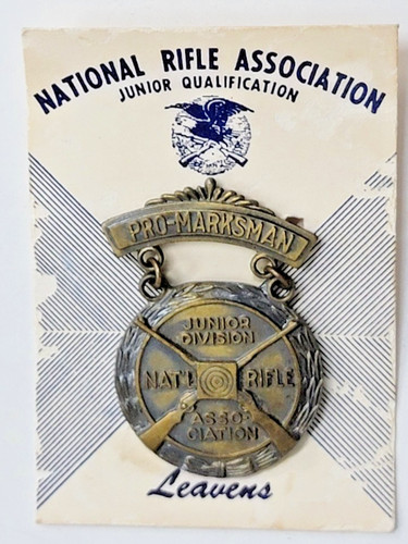Nra pro marksman award medal - pro,