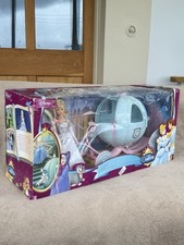 Disney Princess Doll Cinderella Pumpkin Carriage Simba Rare Vintage Set New HTF!