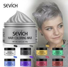 9 Colors Unisex Hair Colour Wax Mud Dye Styling Cream DIY Colouring SEVICH