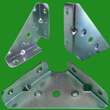 4x 65mm 2.5" Cranked Corner