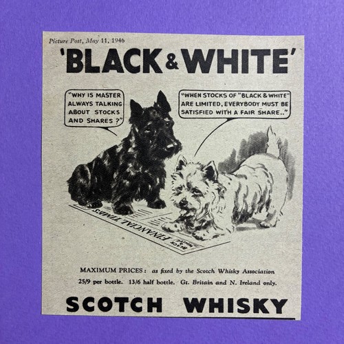 Black white whisky - black, 1946