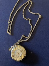 Gold Plated pocket Watch And