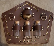 Vambrace With Three Bottles And A 1oz Flask Steampunk Gothic Cosplay LARP