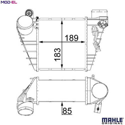 Charge air cooler 000s - air,